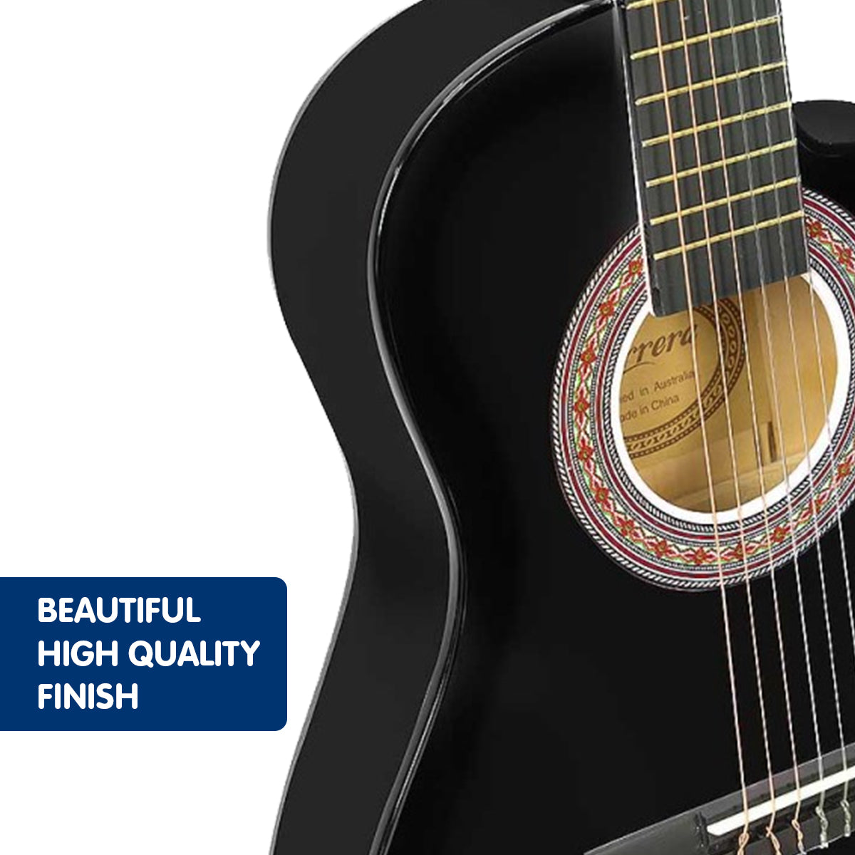 Karrera Childrens Acoustic Guitar Kids - Black