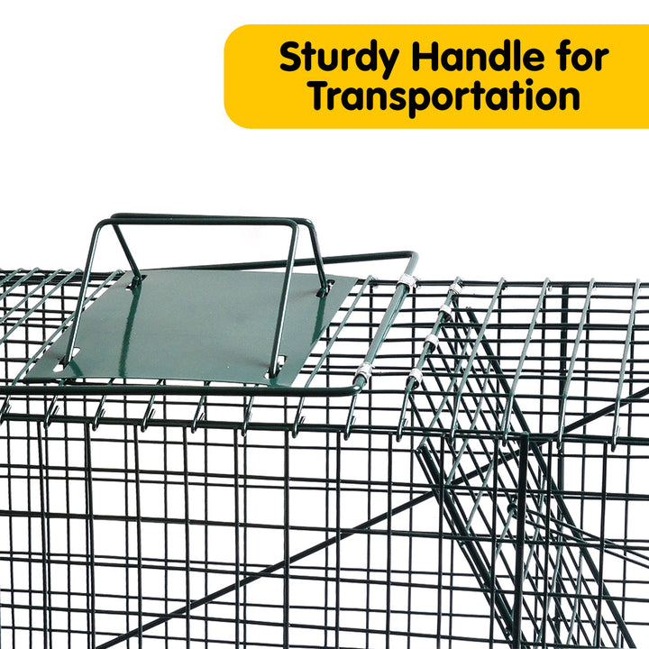 Klika Humane Live Animal Trap Possum Rat Rabbit Hare Catcher Folding Cage