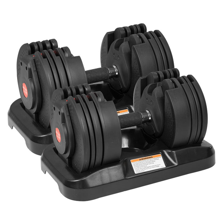 Powertrain 2x 20kg Gen2 Home Gym Adjustable Dumbbell