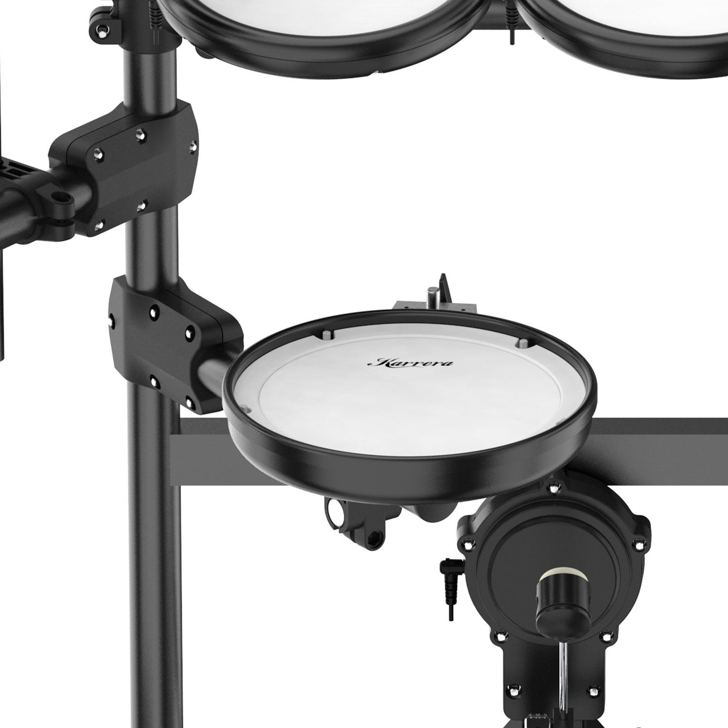 Karrera X23 Electronic Drum Kit With Quiet Mesh Drum Heads, Editable Sound Kits, Kick Pedal And Silicone Kick Drum, Usb Midi And 420 Sound