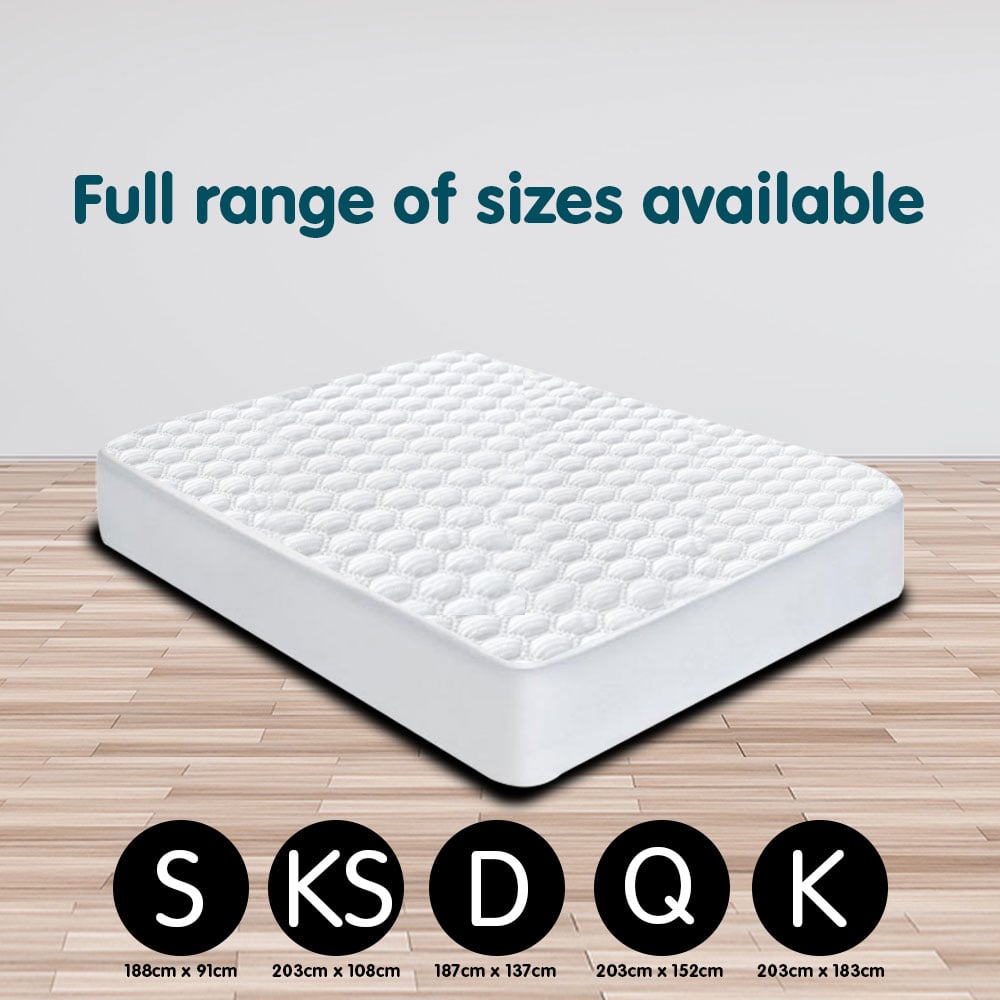 Laura Hill  Luxury Cool Max Comfortable Fully Fitted Bed Mattress Protector King Single