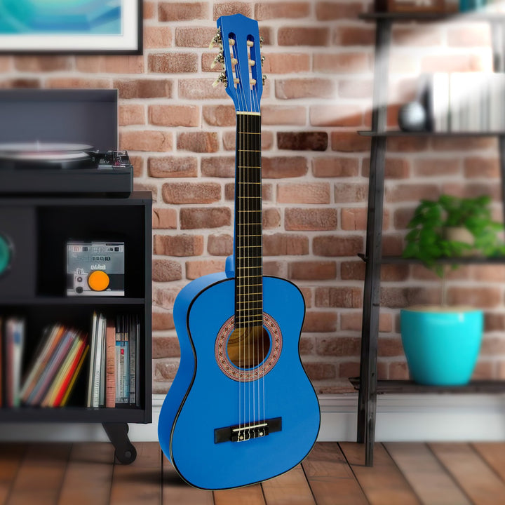 Karrera 34in Acoustic Children no cut Guitar - Blue