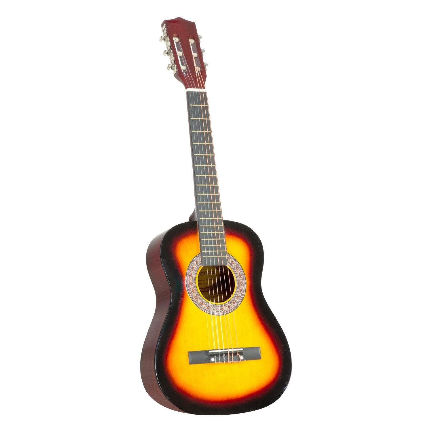 Karrera 34in Acoustic Wooden Childrens Guitar - Sunburst