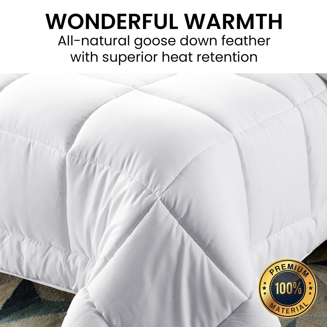 Laura Hill 500GSM Goose Down Feather Comforter Doona - Queen