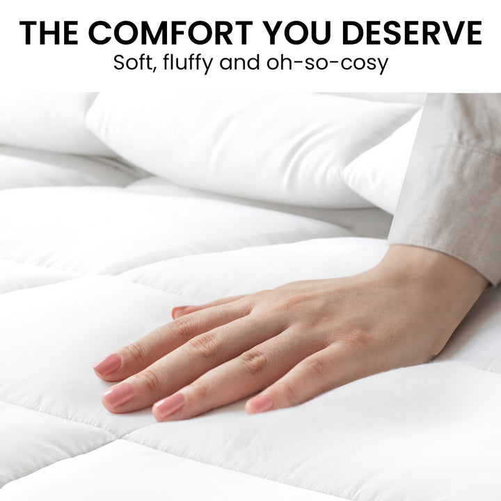 Laura Hill 800GSM Goose Down Feather Comforter Doona - Queen