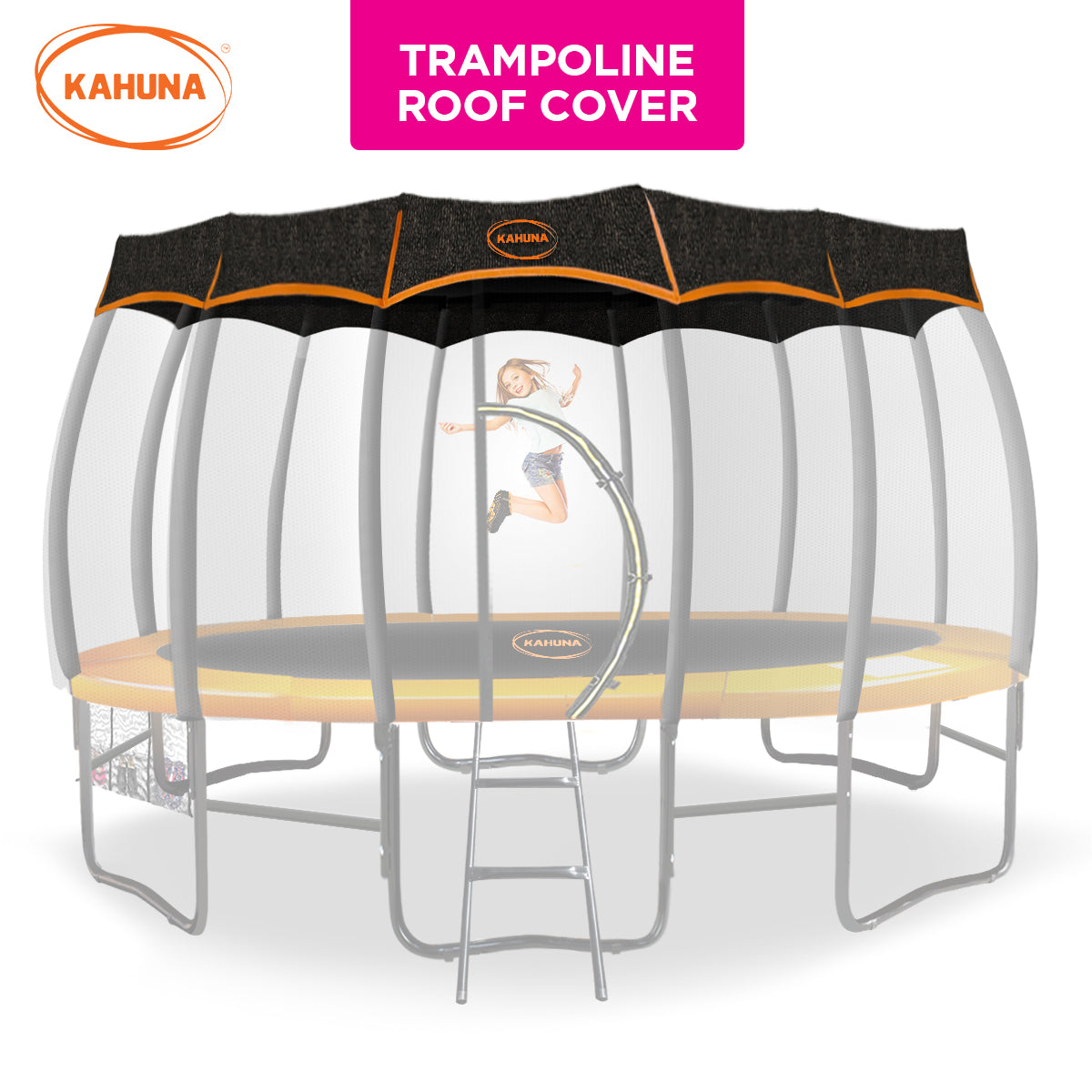 Kahuna 12ft Removable Twister Trampoline Roof Shade Cover