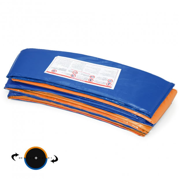 Kahuna 12ft Trampoline Reversible Replacement Pad Round - Orange/Blue