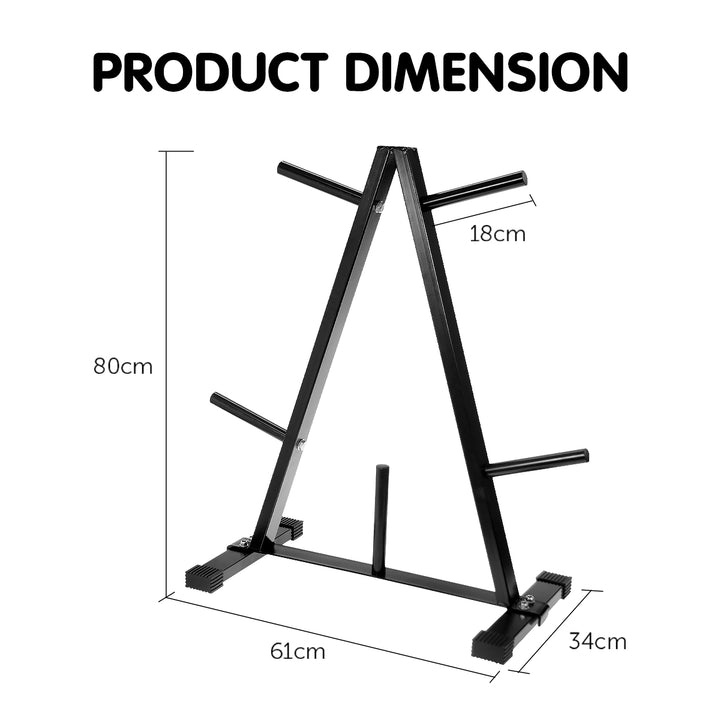 Powertrain Weight Plates Storage Home Gym Rack