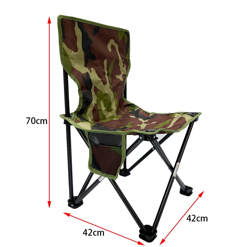 Aluminum Alloy Folding Camping Camp Chair Outdoor Hiking Patio Backpacking Mediam