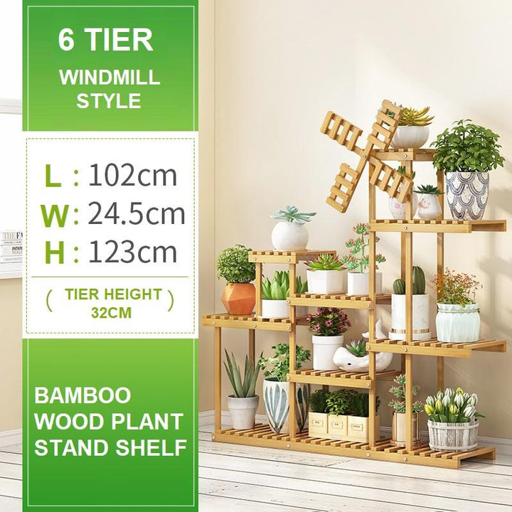 5/6/7 Professional Plant Stand Supplier Multi Tier Flower Rack for Indoor Outdoor