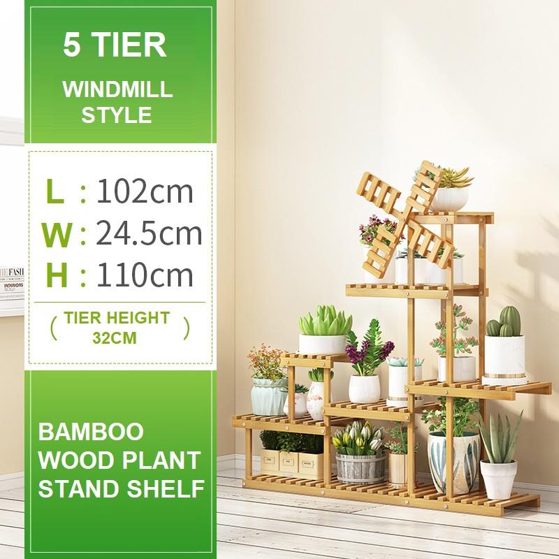 5/6/7 Professional Plant Stand Supplier Multi Tier Flower Rack for Indoor Outdoor