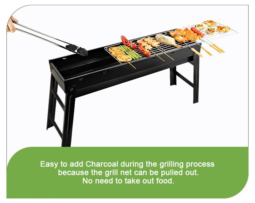 Foldable Portable BBQ Charcoal Grill Barbecue Camping Hibachi Picnic