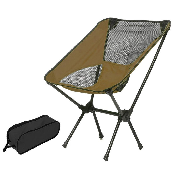 Ultralight Aluminum Alloy Folding Camping Camp Chair Outdoor Hiking Patio Backpacking Full Blue