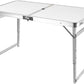 Folding Camping Table Aluminium Portable Picnic Outdoor BBQ Desk 4 Cloth Stool