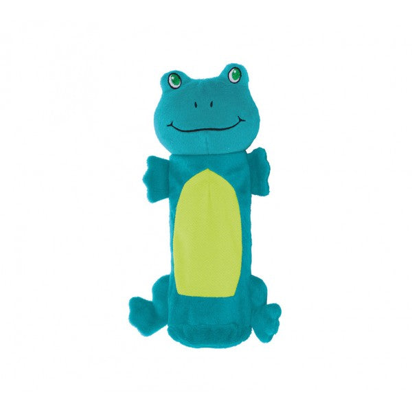 OUTWARD HOUND Bottle Buddy Gigglers Dog Toy - Frog, Monkey, Chicken - Chicken