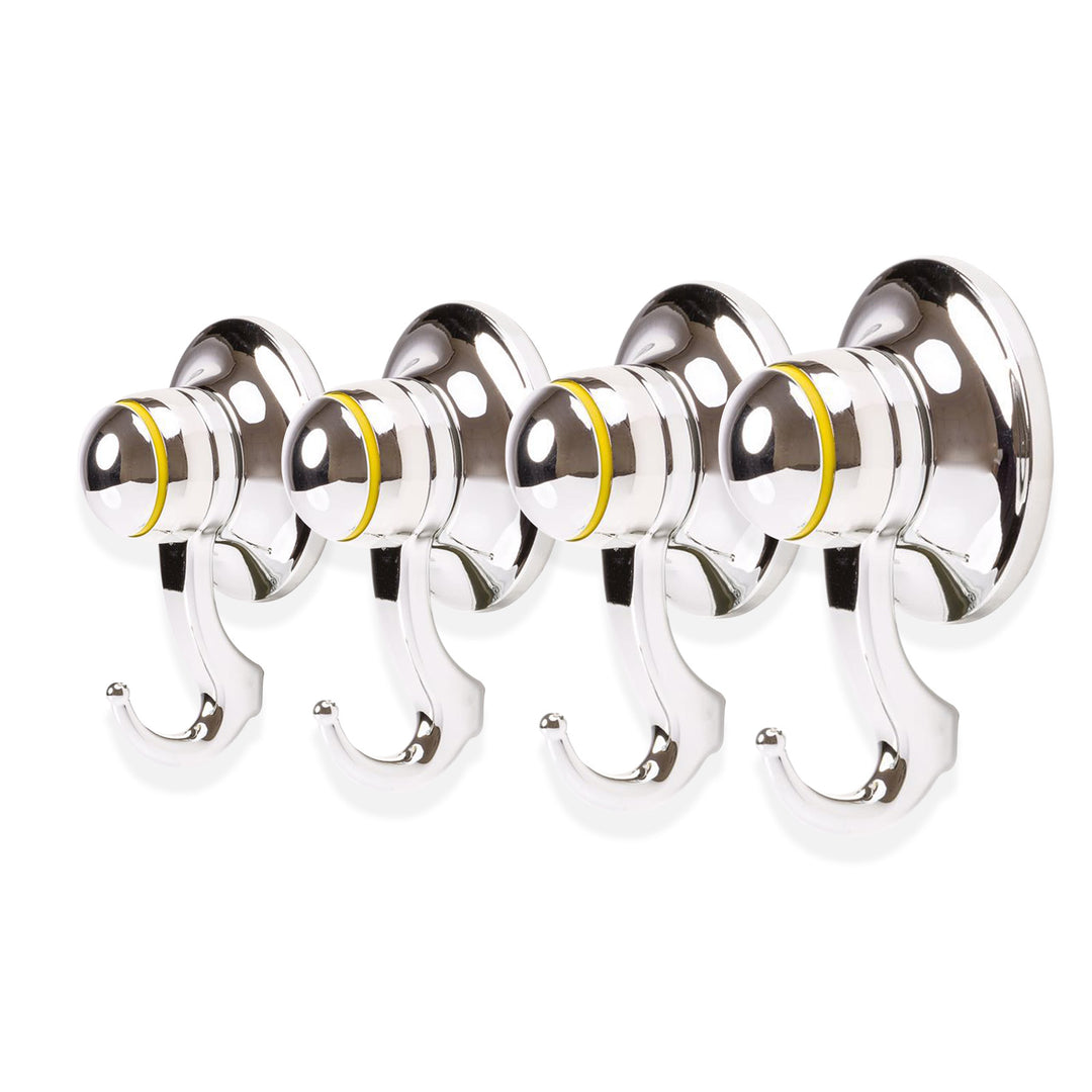 4PC Suction Hook Removable 56mm CHROME