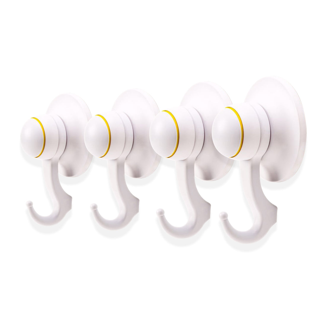 4PC Suction Hook Removable 56mm WHITE