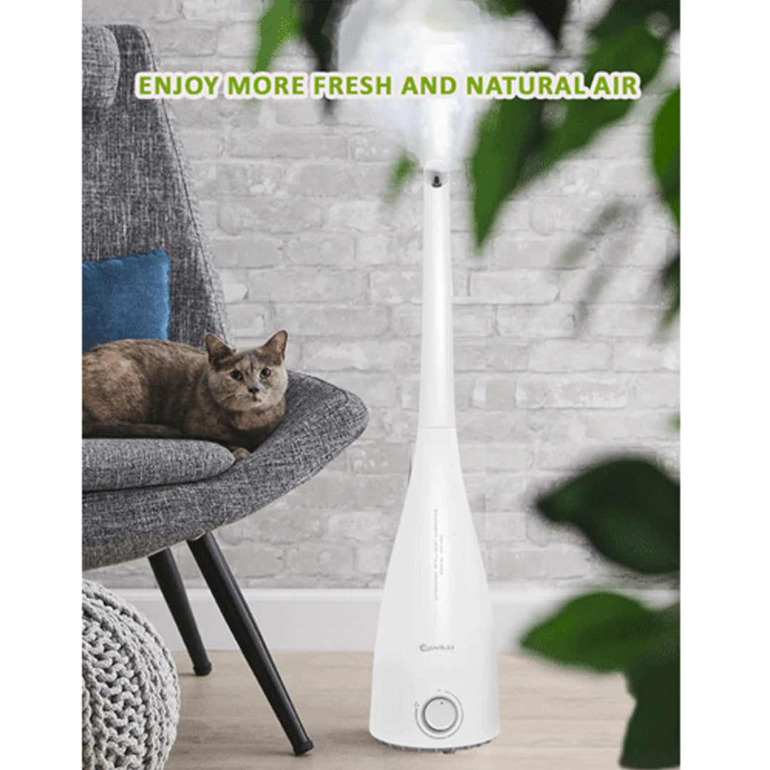 2X SANSAI Air Humidifier Ultrasonic Cool Mist 3.3L WHITE