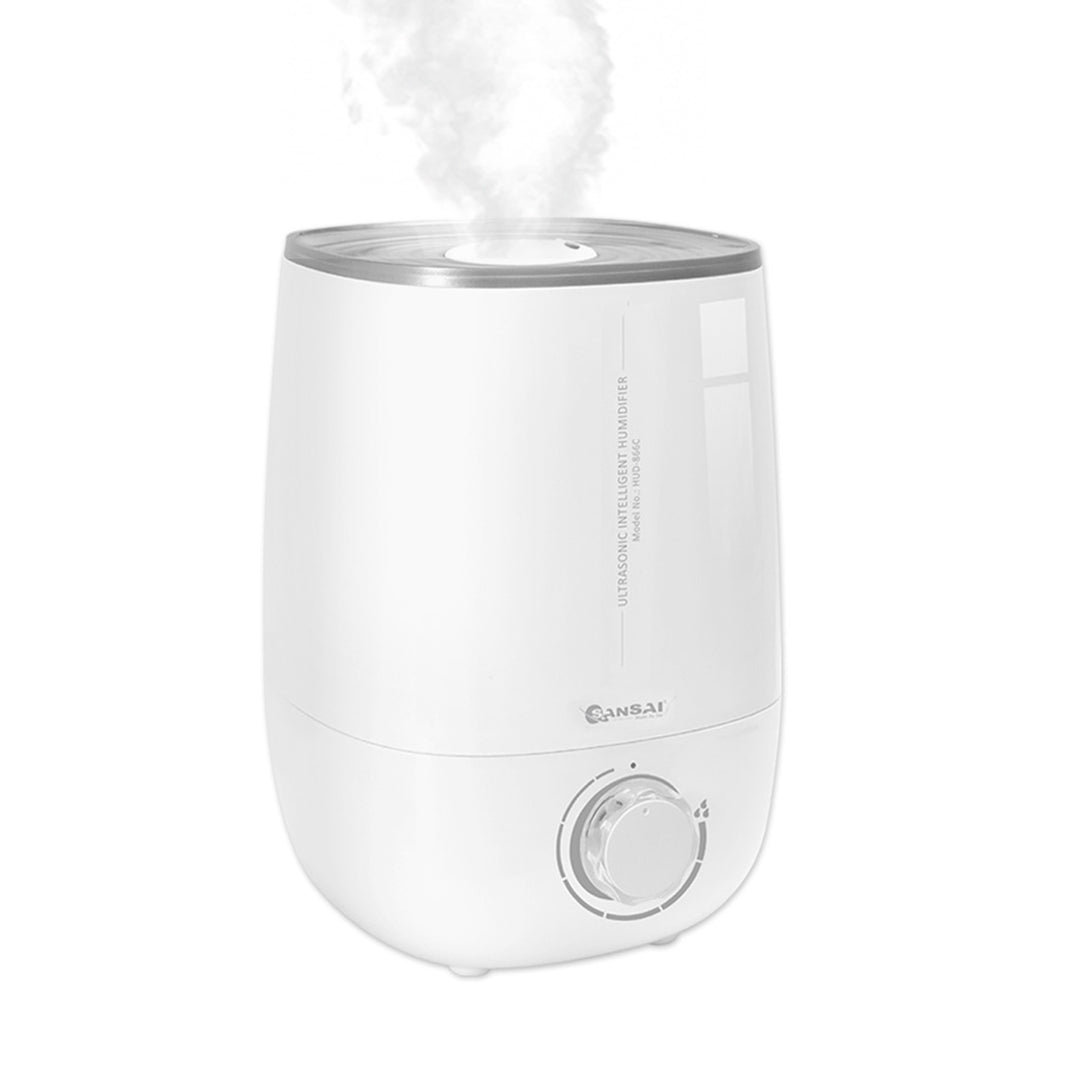 2X SANSAI Air Humidifier Ultrasonic Cool Mist 4.8L WHITE