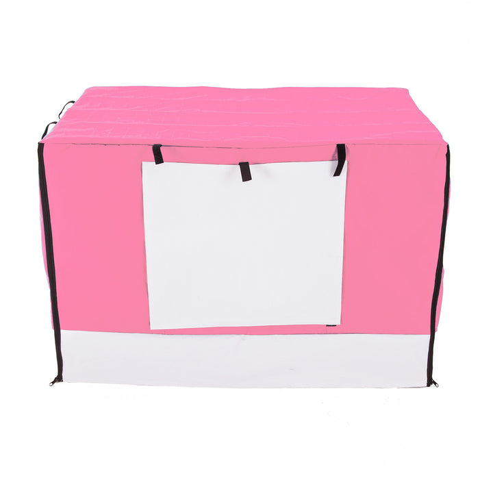 Cage Cover Enclosure for Wire Dog Cage Crate 36in PINK