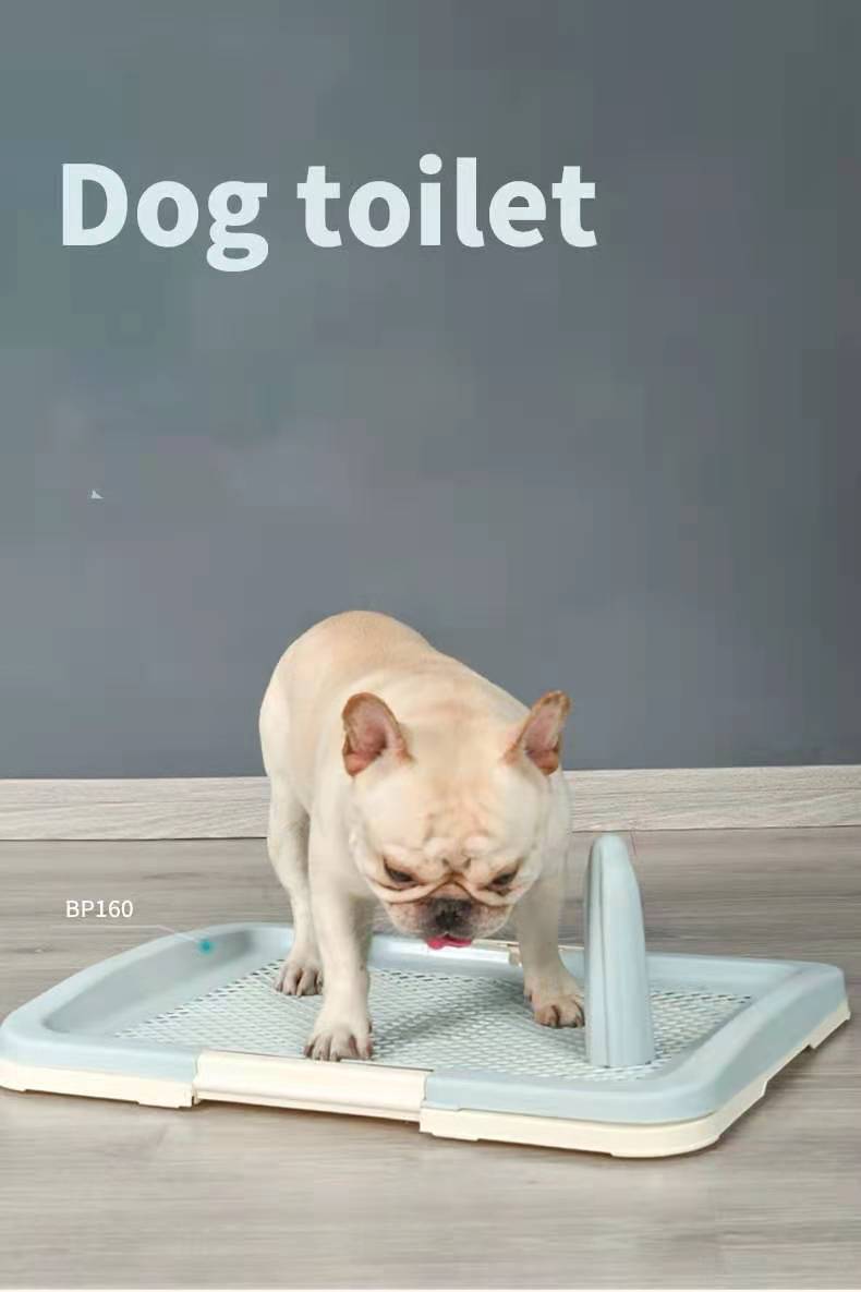 YES4PETS Large Portable Dog Potty Training Tray Pet Puppy Toilet Trays Loo Pad Mat Blue