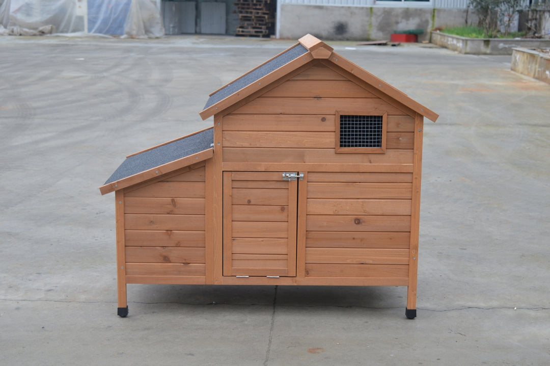 YES4PETS Brown Chicken Coop Rabbit Hutch Cat Cage Hen Chook House