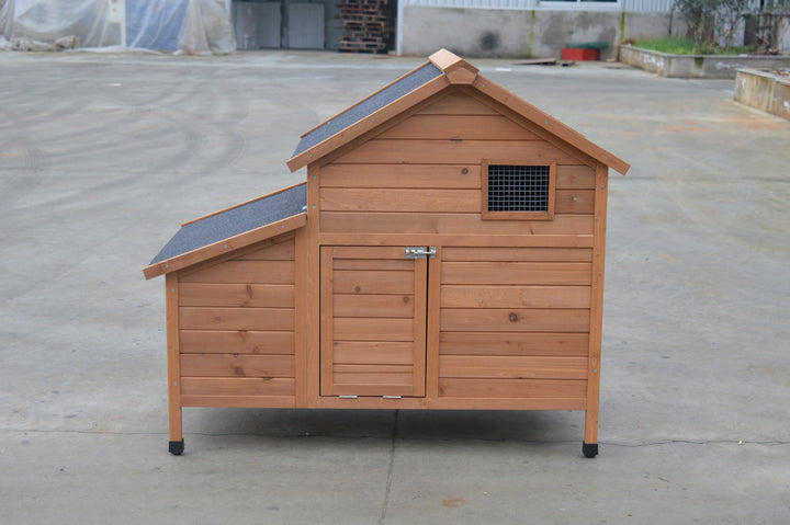 YES4PETS Brown Chicken Coop Rabbit Hutch Cat Cage Hen Chook House