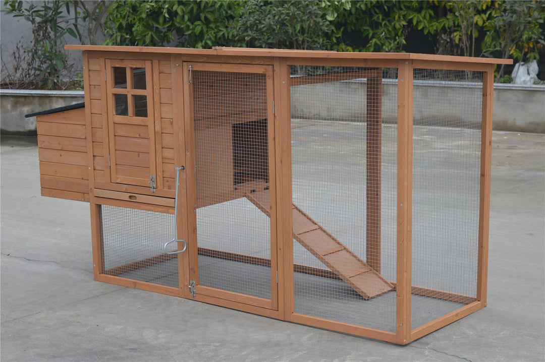 YES4PETS Large Chicken Coop Rabbit Hutch Cat Ferret Cage Hen Chook House