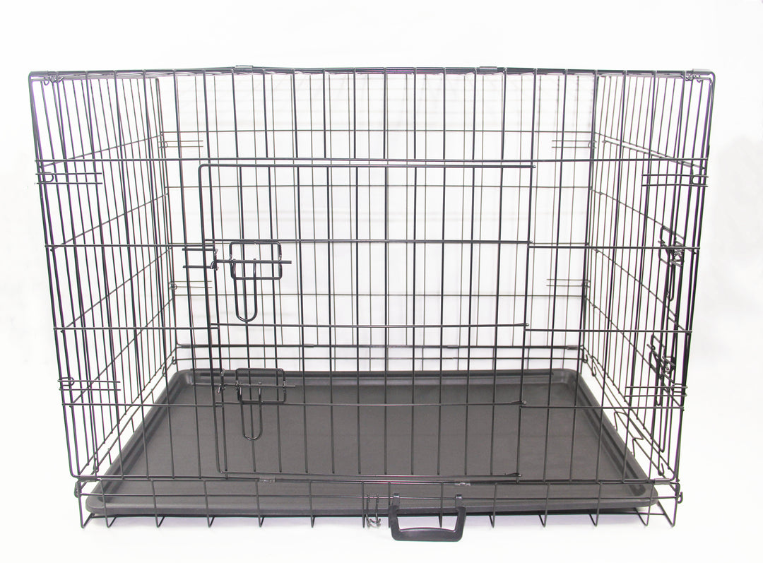 YES4PETS 24' Portable Foldable Dog Cat Rabbit Collapsible Crate Pet Cage with Cover