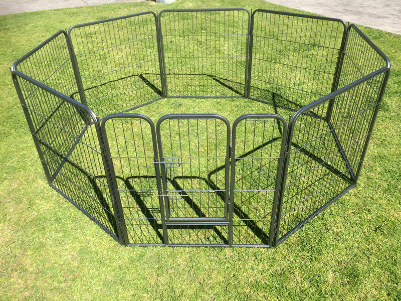 YES4PETS 80 cm Heavy Duty Pet Dog Cat Puppy  Rabbit Exercise Playpen Fence