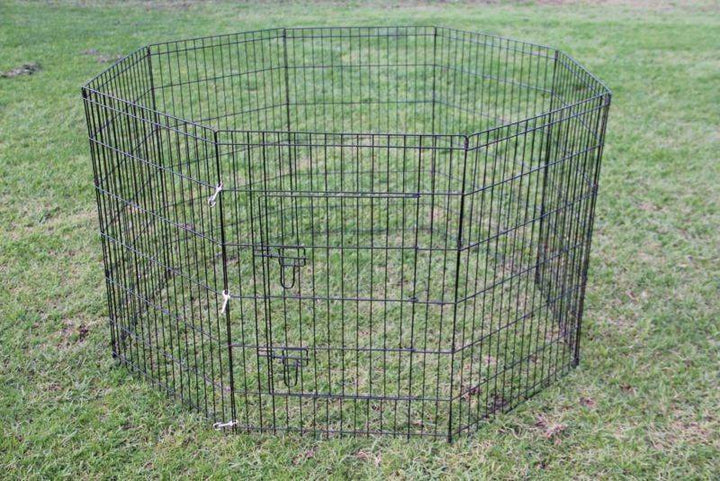 YES4PETS 120 cm 8 Panel Pet Dog Playpen Exercise Chicken Cage Puppy Crate Enclosure Cat Fence