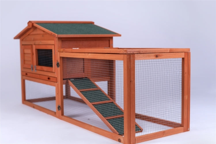 YES4PETS Rabbit Hutch Metal Run Wooden Cage Guinea Pig Cage House