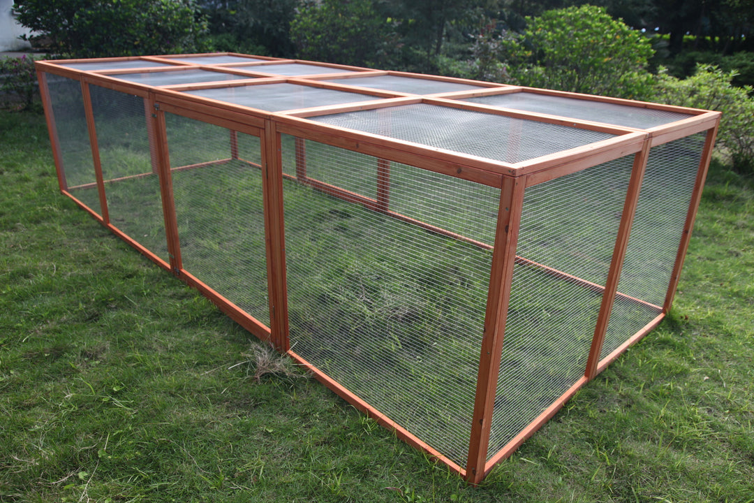 YES4PETS XXL Chicken Coop Run Guinea Pig Cat Cage Villa Extension Rabbit Hutch House Pen