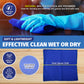Xtra Kleen 72PCE Microfibre Cloths Built-In Mesh Scrubber Absorbent 30cm