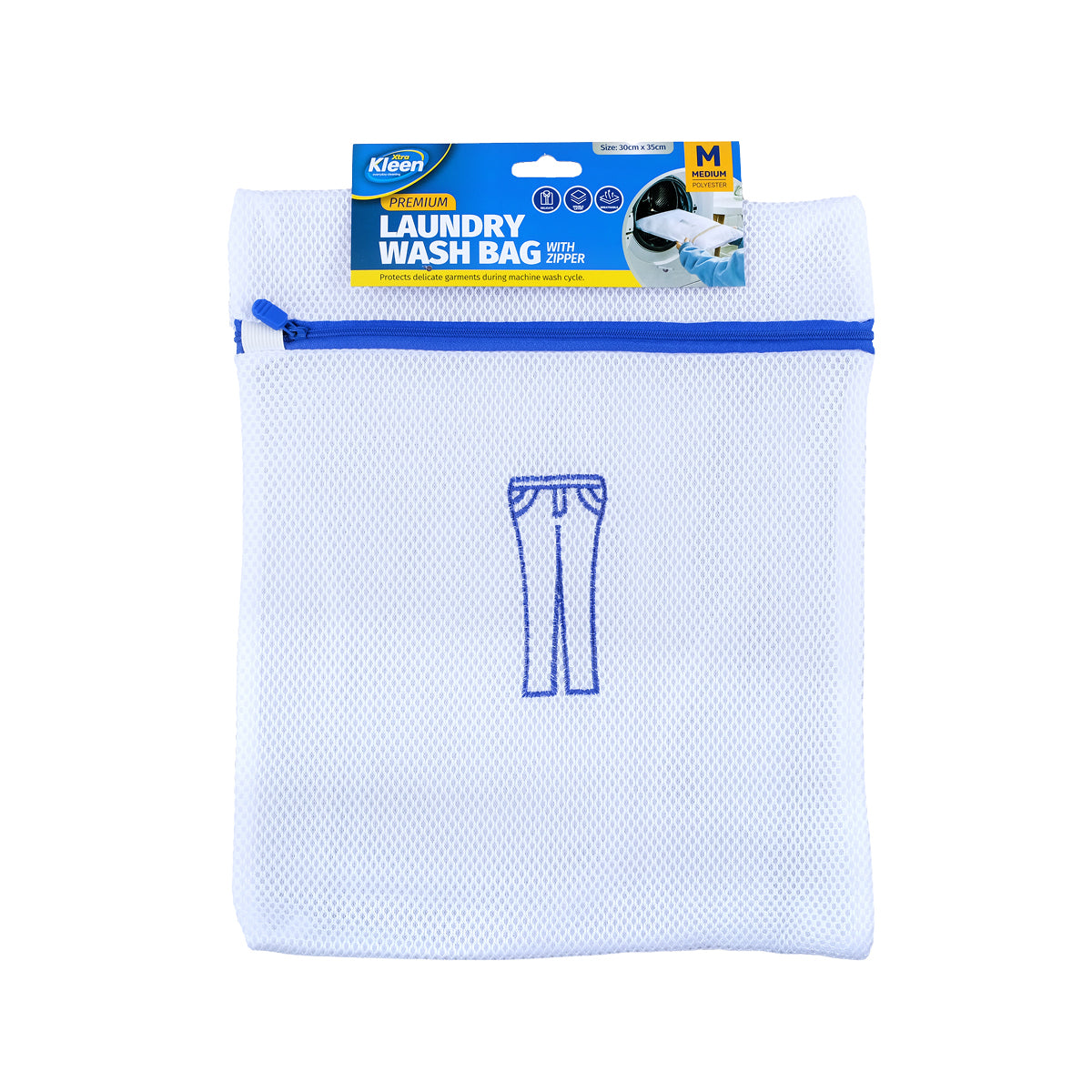 Xtra Kleen 24PCE Laundry Wash Bags Delicate Garments Size Medium 30 x 35cm