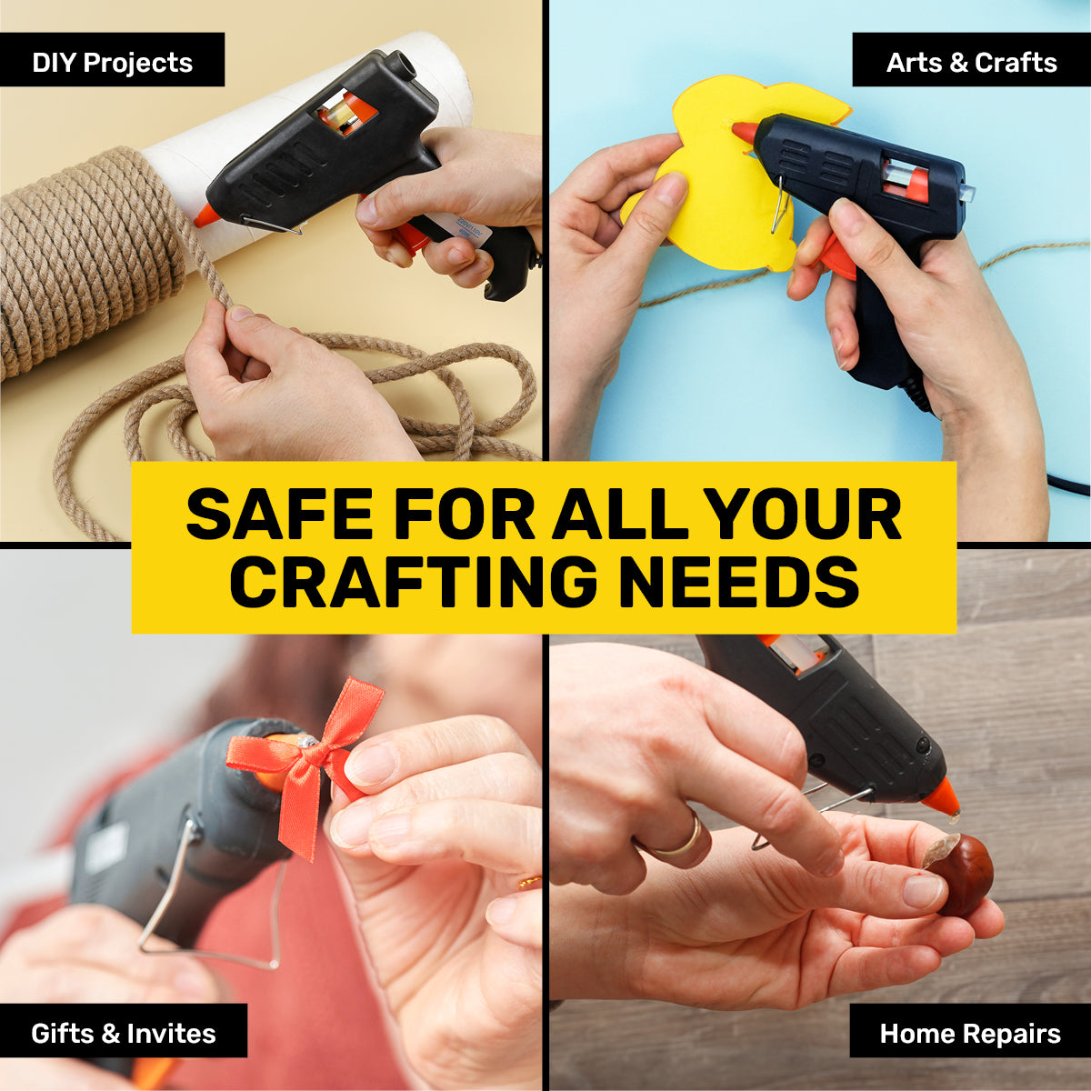 Handy Hardware 10W Mini Glue Gun Glue Sticks Included 240V Compact Design