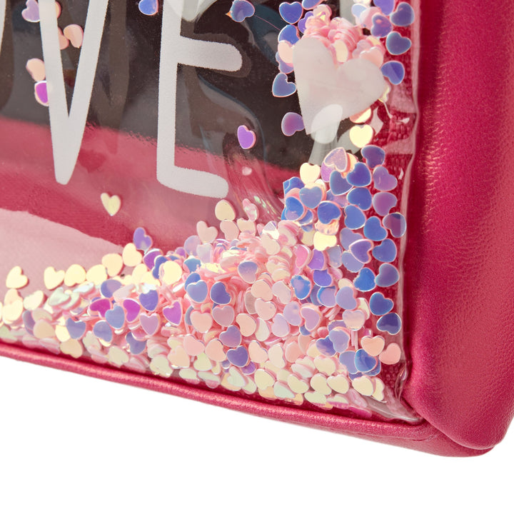 Tinc Lovely Mallo Sequin Pencil Case )Pink)