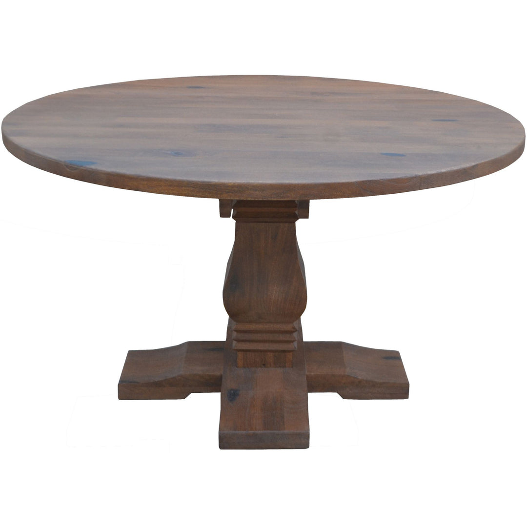 Florence  Round Dining Table 135cm French Provincial Pedestal Solid Timber Wood