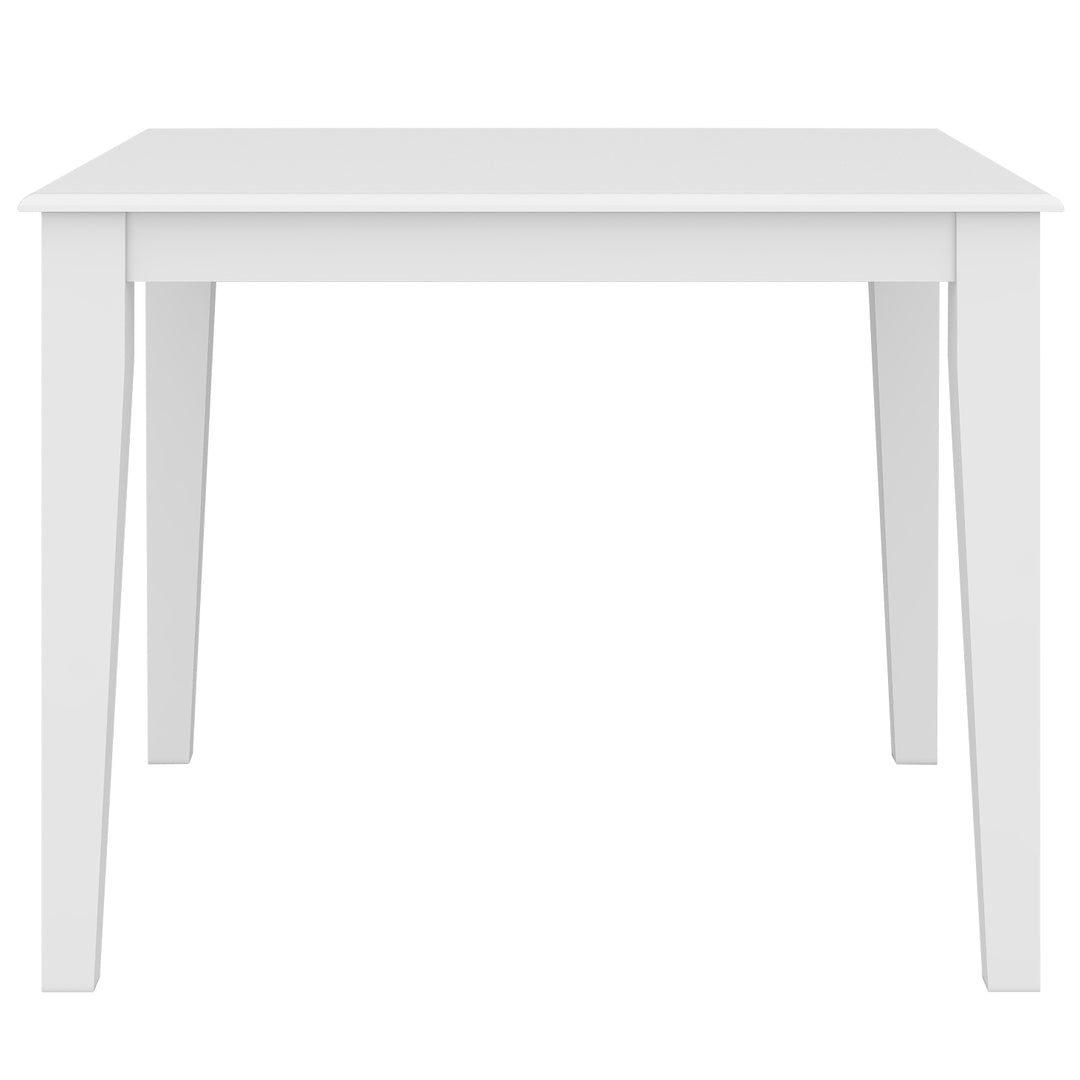 Daisy Dining Table 100cm Solid Acacia Timber Wood Hampton Furniture - White