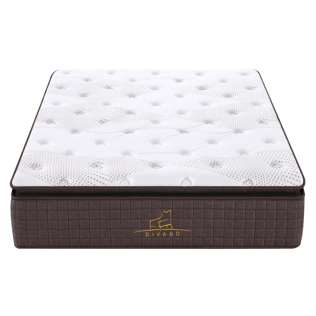 Luxe Dreams Double Size 7 Zones Pocket Spring Premium Medium Feel 34cm Mattress