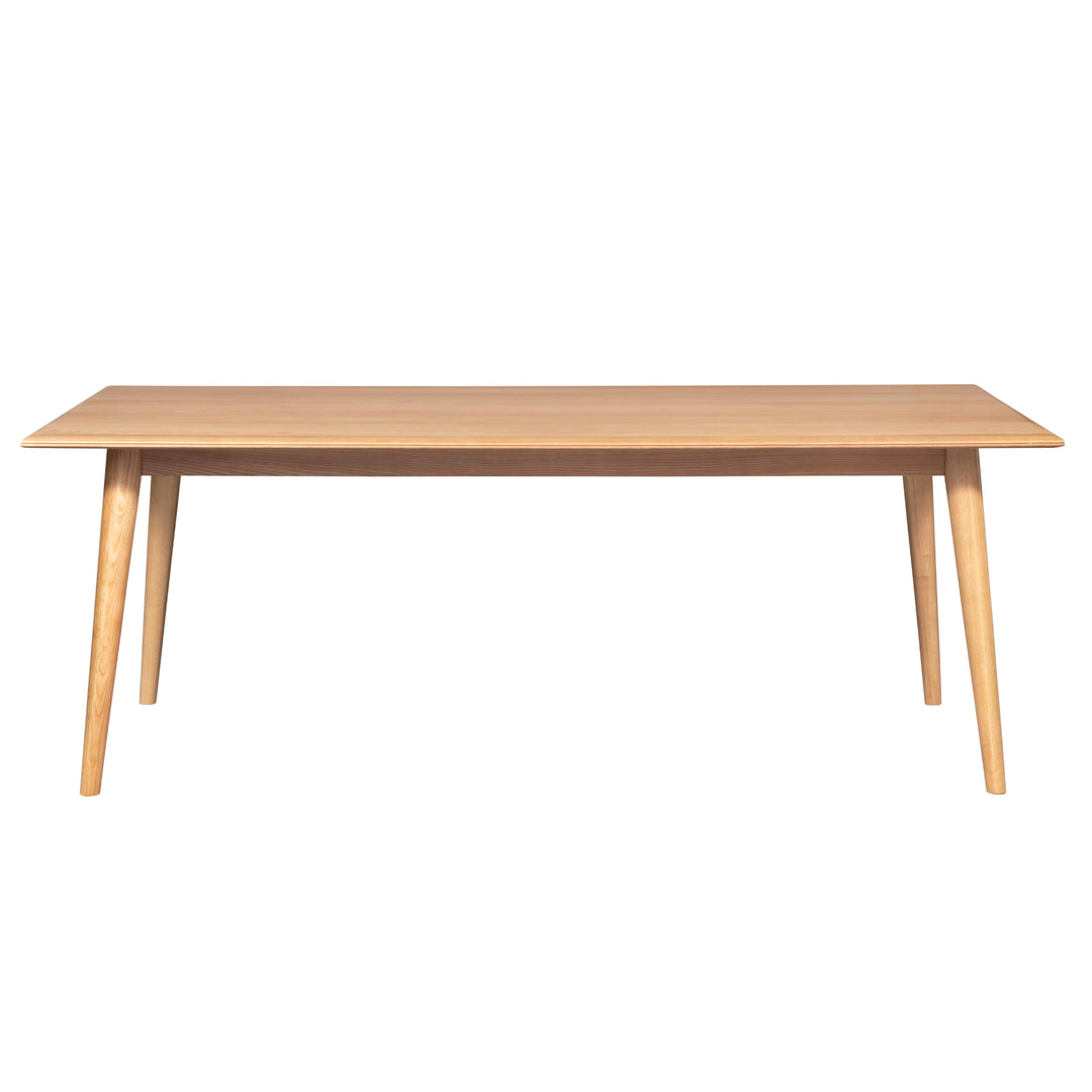 Emilio 180cm Dining Table Scandinavian Style Solid Ash Wood Oak