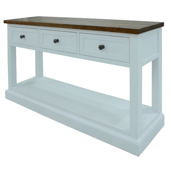 Norah Console Table 140cm32 Drawer Solid Acacia Timber Wood