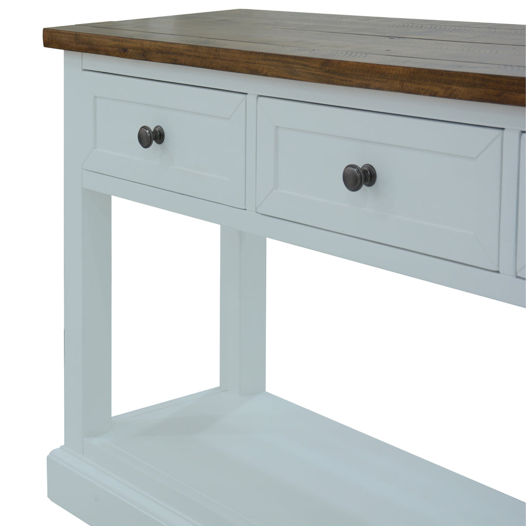 Norah Console Table 140cm32 Drawer Solid Acacia Timber Wood