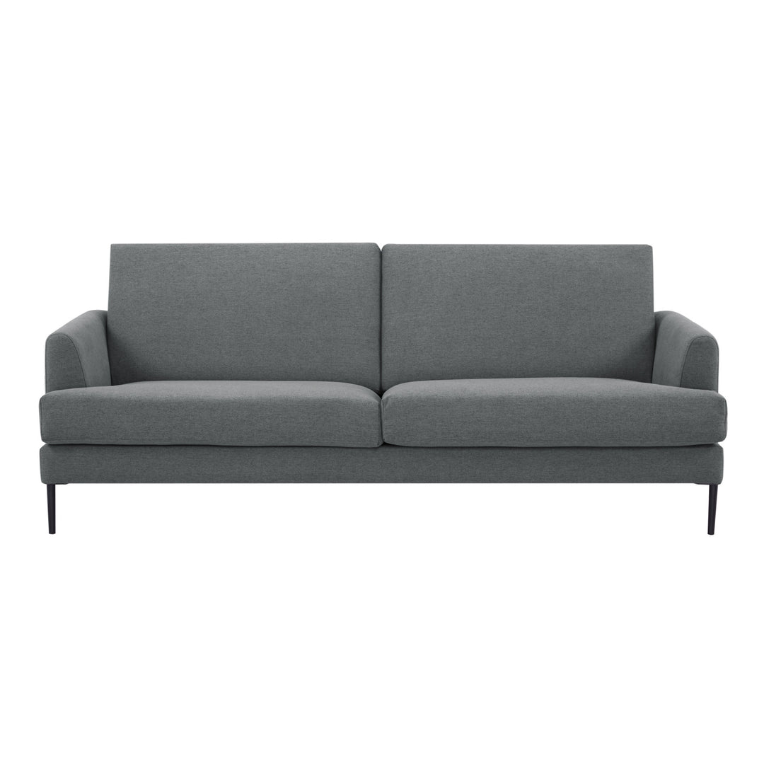 Ariya 3 Seater Sofa Fabric Uplholstered Lounge Couch - Mid Grey