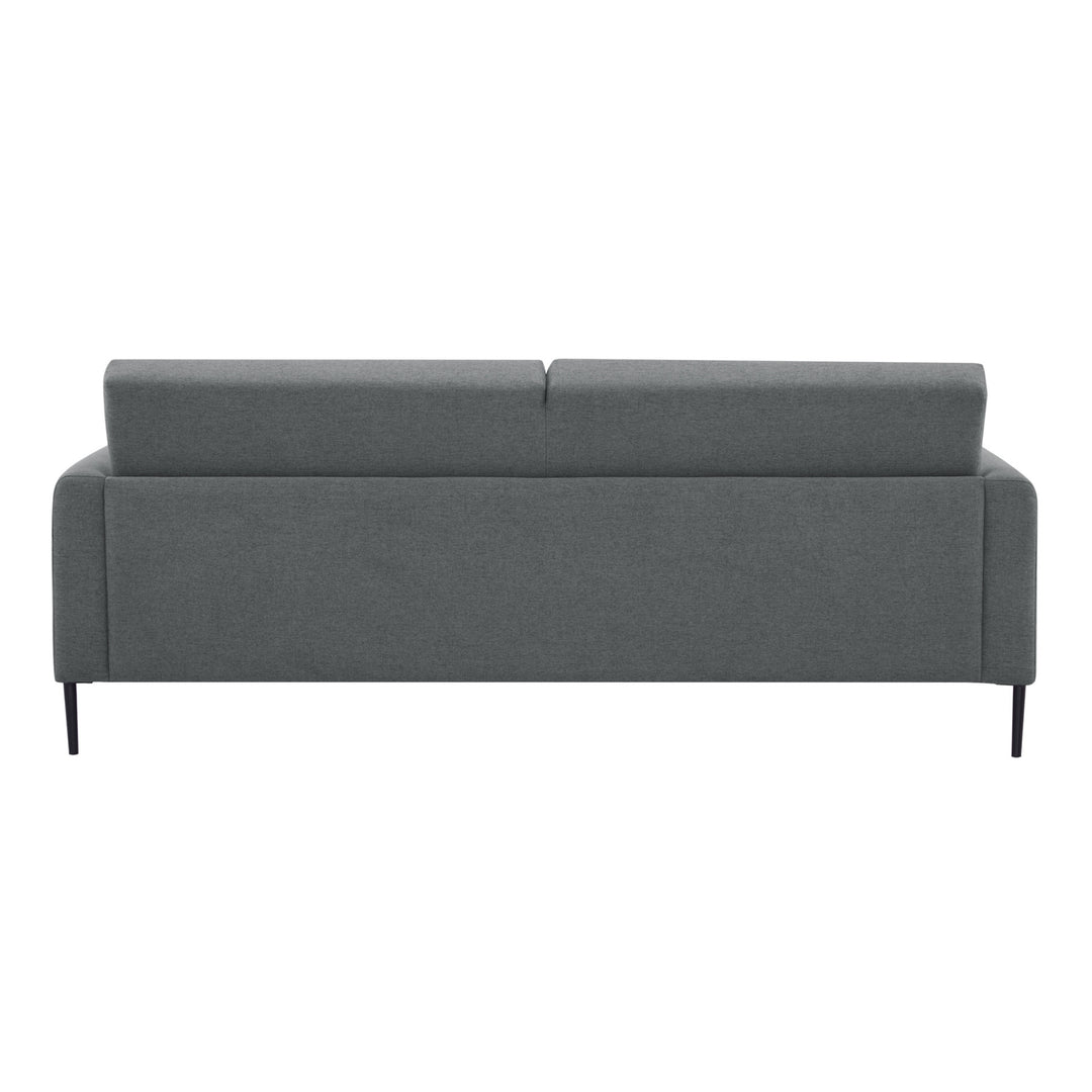 Ariya 3 Seater Sofa Fabric Uplholstered Lounge Couch - Mid Grey