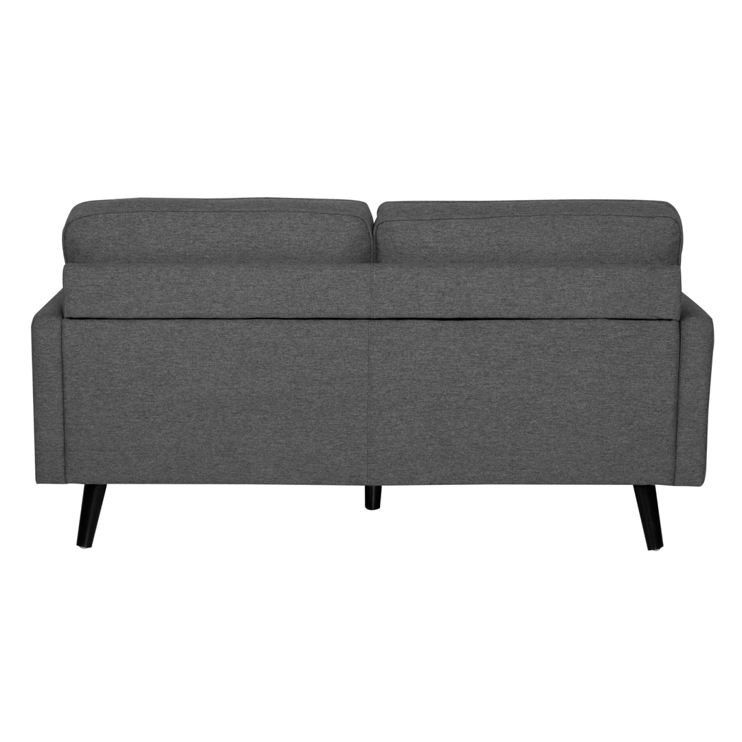 Lexi 2 + 2.5 Seater Sofa Set Fabric Uplholstered Lounge Couch - Dark Grey