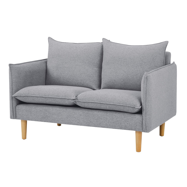 Sinatra 2 Seater Fabric Sofa Lounge Couch Grey