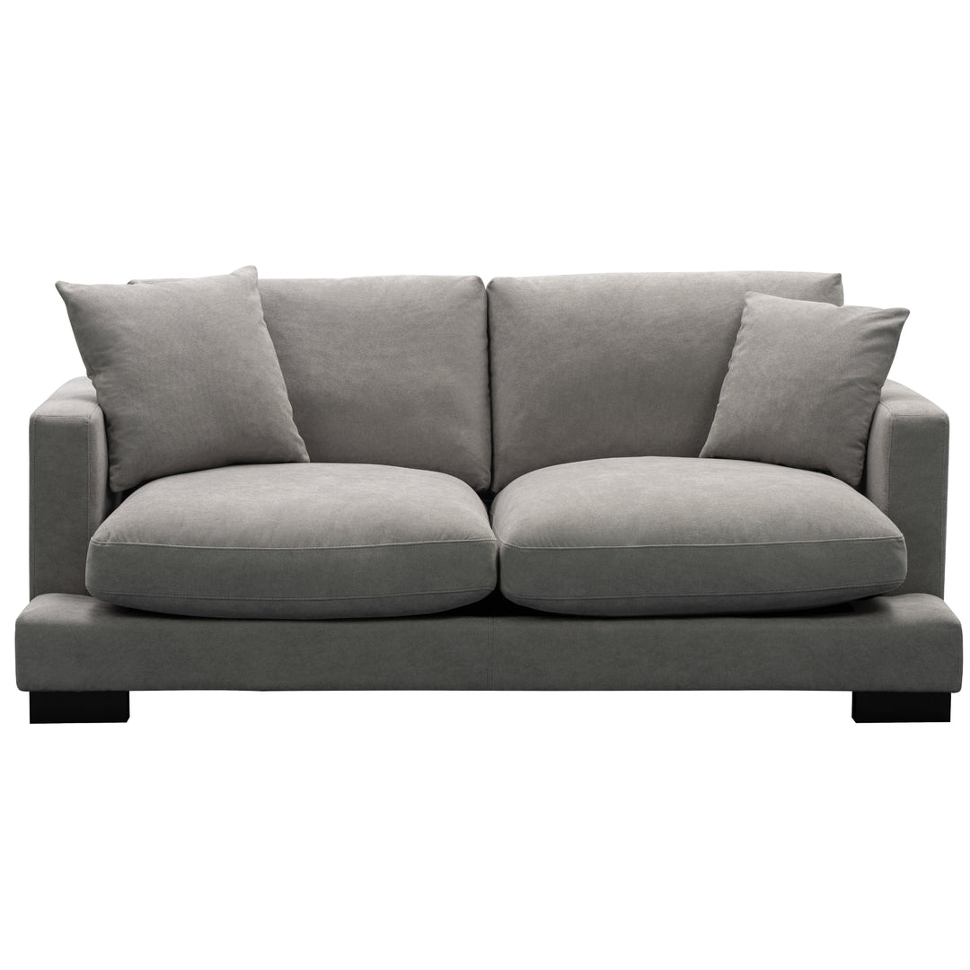 Royalty 2 Seater Sofa Fabric Uplholstered Lounge Couch - Grey