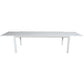 Iberia 230-345cm Aluminium Outdoor Extensible Dining Table White