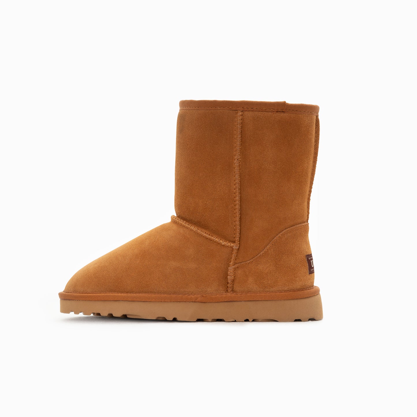 Ugg Boots Genuine Australian Sheepskin Unisex Short Classic Suede (Chestnut, EU38)